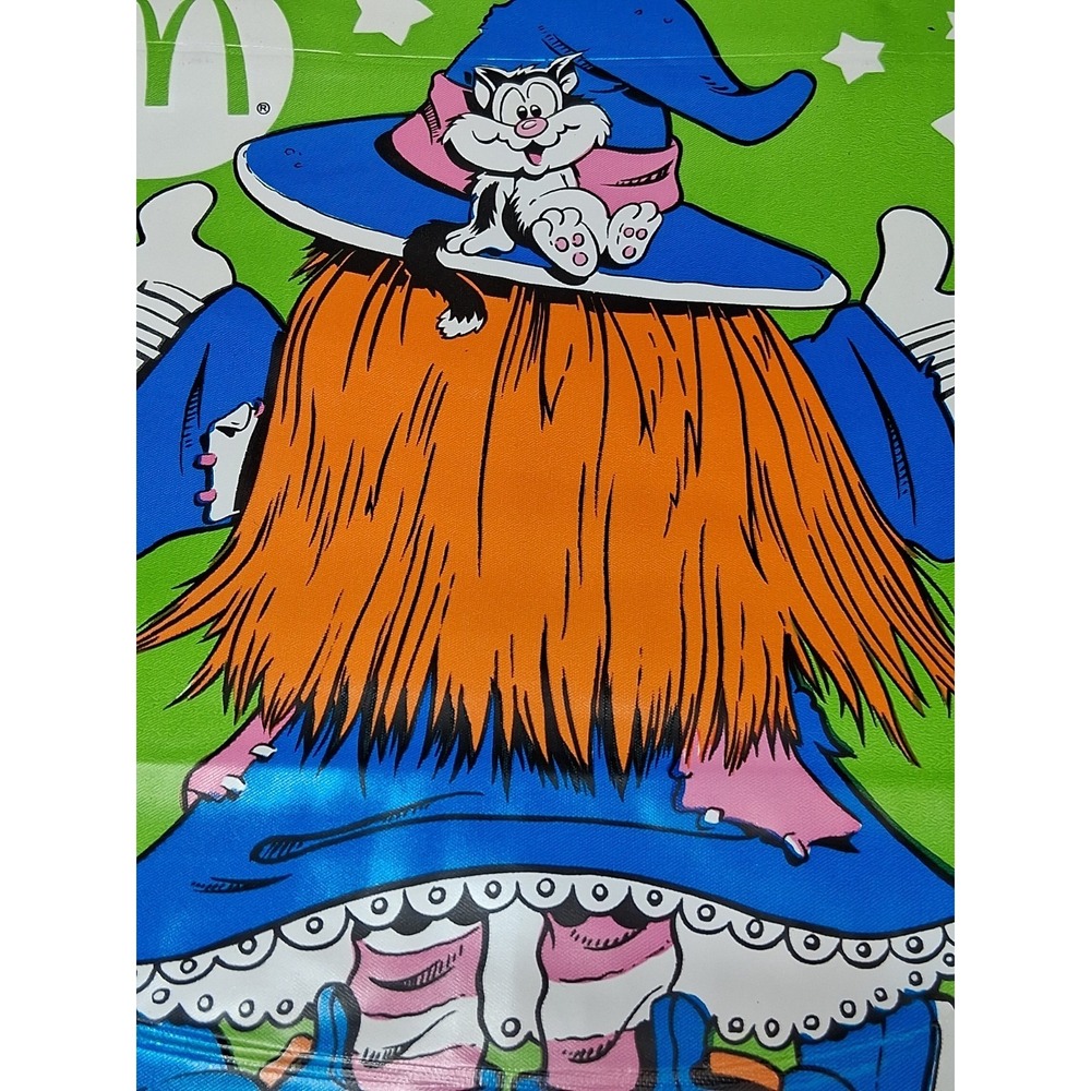 VTG 1990 McDonald's Happy Meal Halloween Treat Bags 7 Frankenstein 7 Witch NEW - Picture 5 of 5